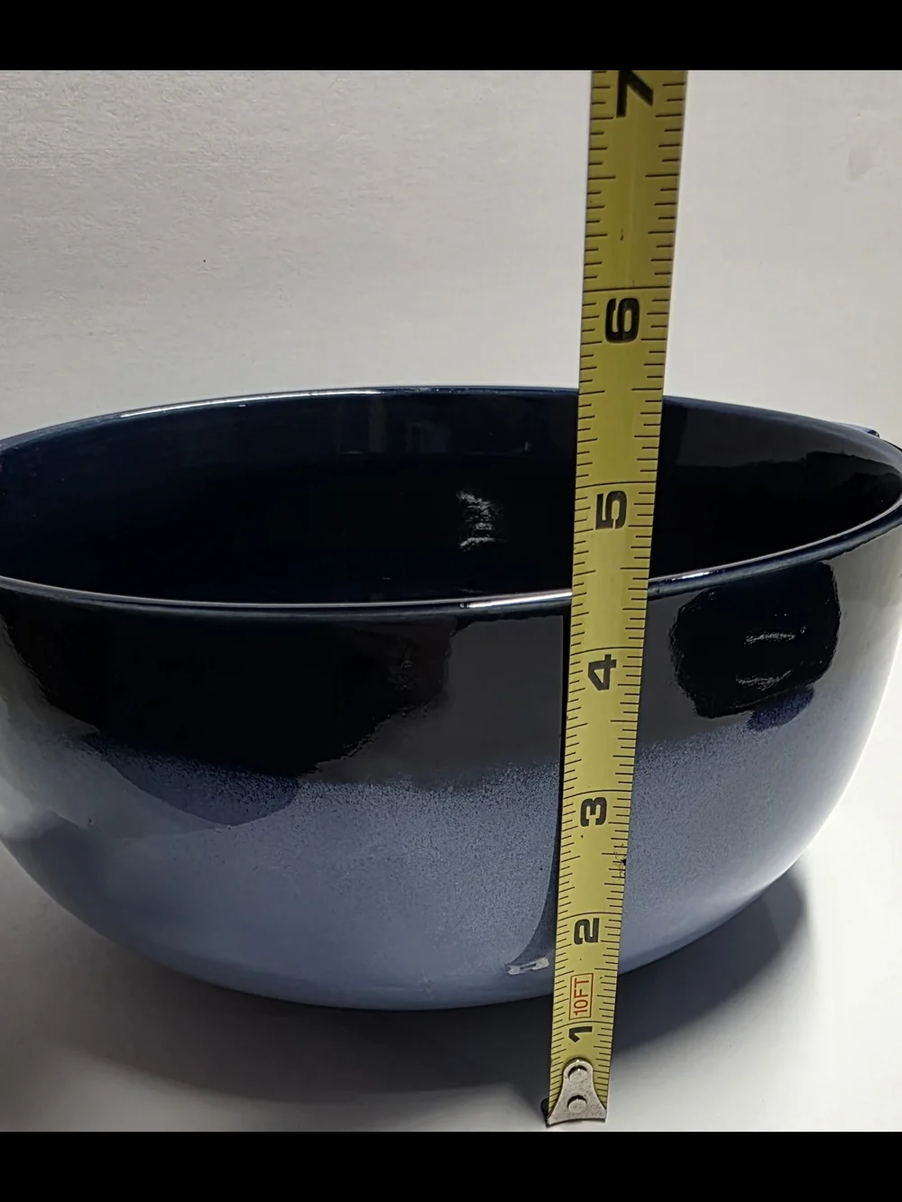 Vintage Sango Nova Blue Stoneware Round Covered Casserole Dish 2.5-3 Qt
